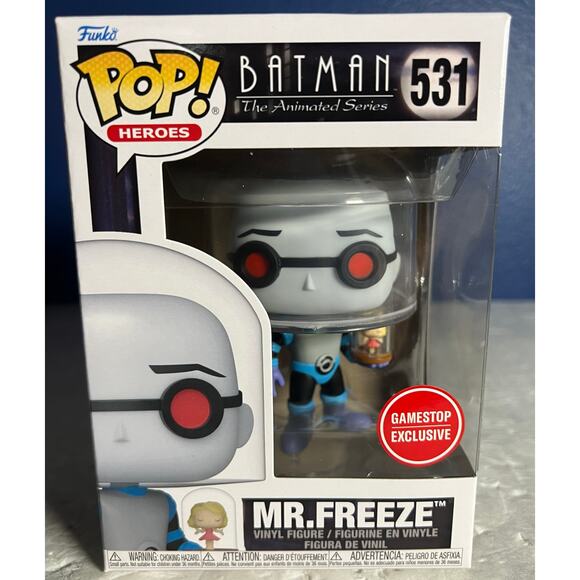 Funko Pop! Mr. Freeze #531 GameStop Exclusive - Batman: The Animated Series Nora - Picture 1 of 8